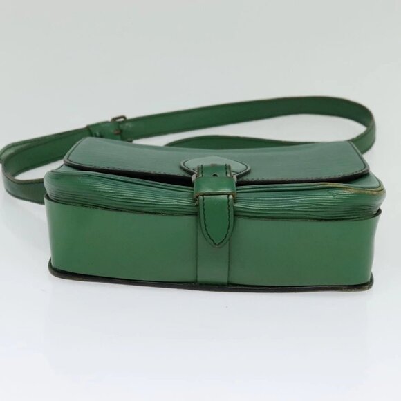 LOUIS VUITTON Epi Cartouchiere MM Shoulder Bag Green M52244 LV Auth 125397 - Picture 7 of 16